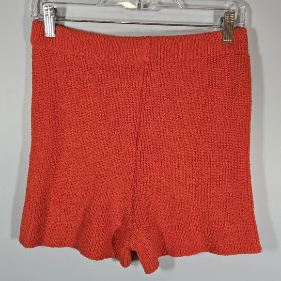 Orange Knit Shorts & Sleeveless Top Set Medium Viscose Summer Outfit‎ - Picture 8 of 16